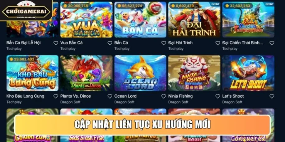Cập nhật liên tục xu hướng mới
