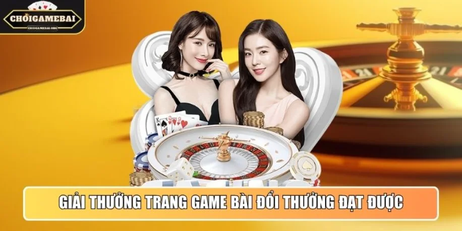 Giải thưởng chuyên trang Game Bài Đổi Thưởng đã đạt được