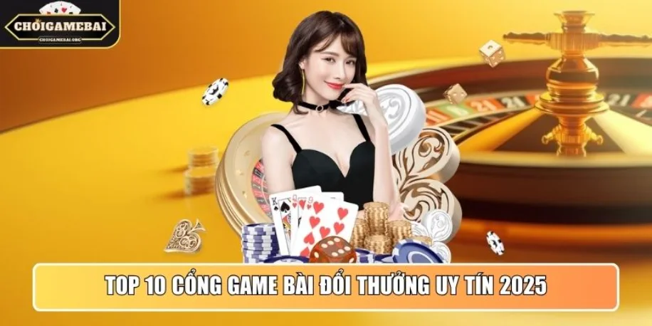 Top 10 cổng game đánh bài đổi thưởng trực tuyến uy tín 2025